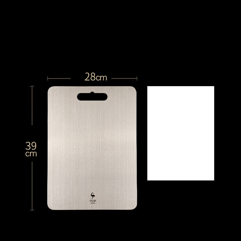 Skærebræt i rustfrit stål