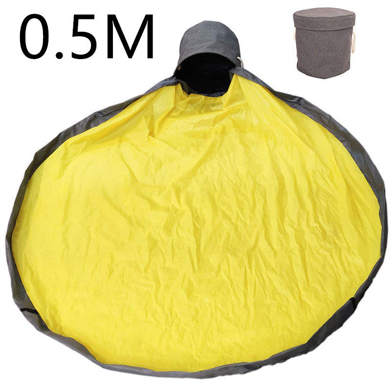 Stribet opbevaringstaske til legetøj til børn