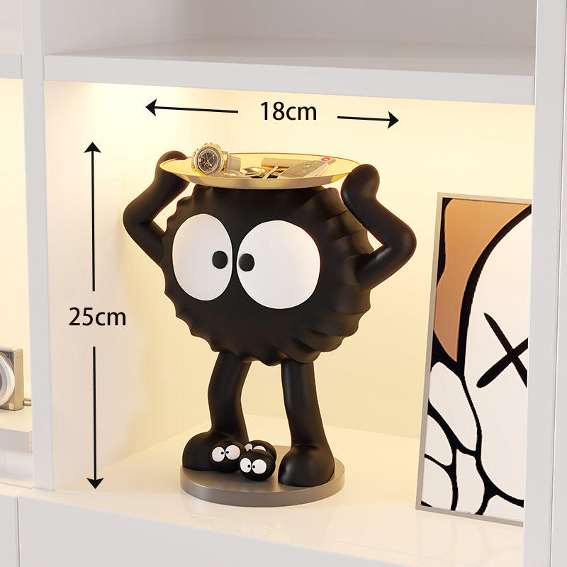 Moderne servietæske i stenstil med harpiks