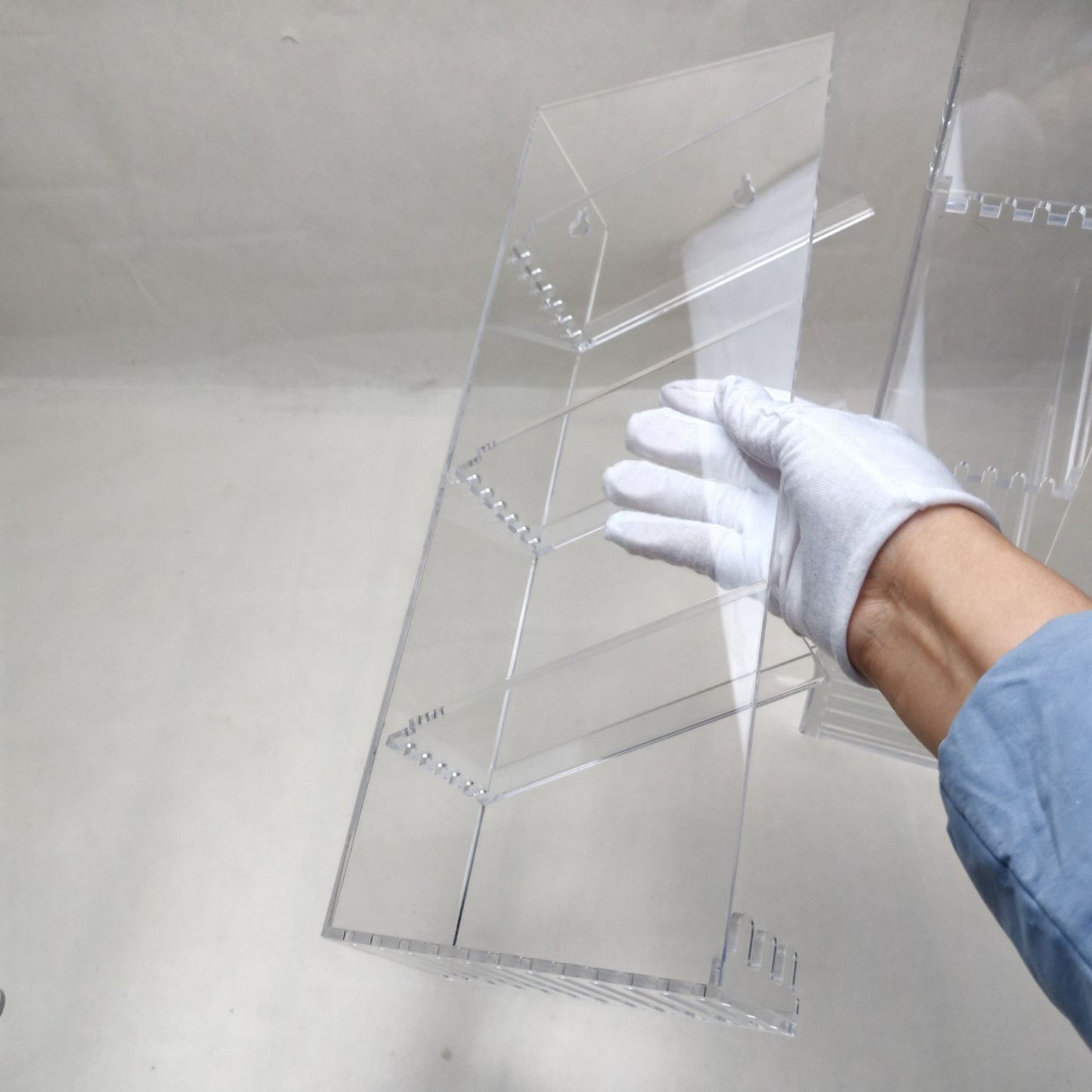 Akryl badeværelsesopbevaringsstativ