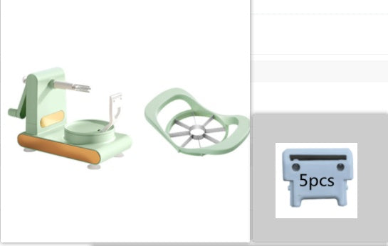 Håndsvinget multifunktionel skrællemaskine