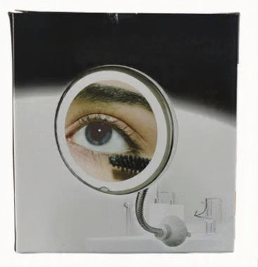 10X LED makeupspejl med svanehals