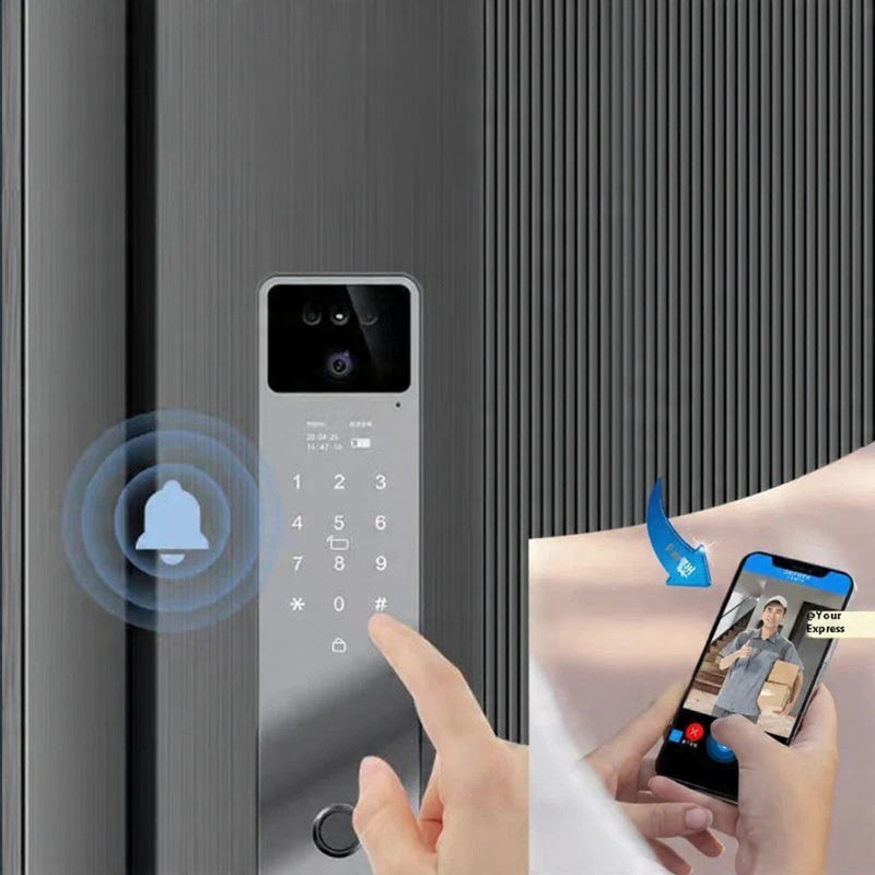 Smart dørlås til ansigt og håndfladevener