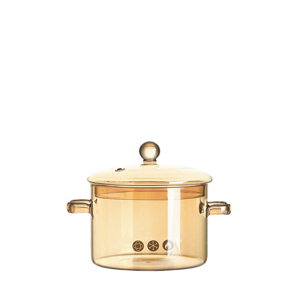 Højtemperatur borosilikatglasgryde