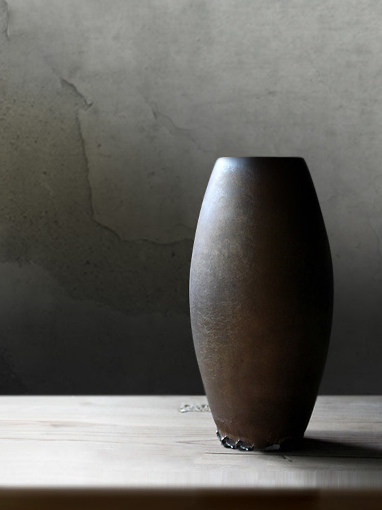 Aurora Forgyldt Håndlavet Keramikvase 