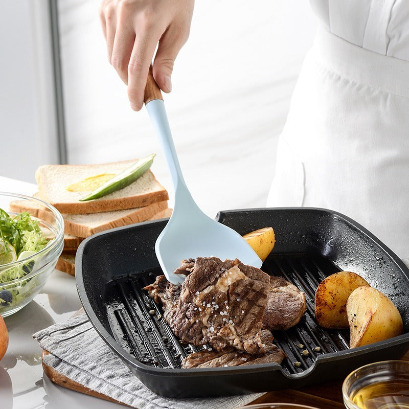 Silikone non-stick køkkenredskabssæt 