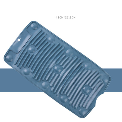 Sammenklappeligt skridsikkert vaskebræt