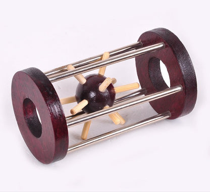 Luban Lock træpuslespil med burr