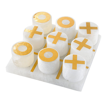 Marmor skakbræt dekoration