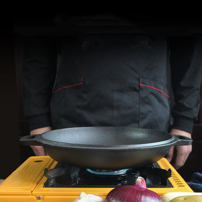 Støbejernsgryde med dobbelt formål til brød og gryderet