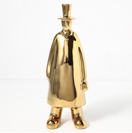 Skulptur af gentlemanhat