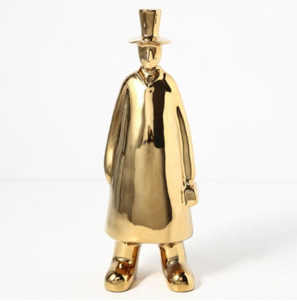 Skulptur af gentlemanhat