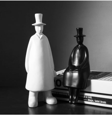 Skulptur af gentlemanhat