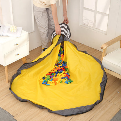 Stribet opbevaringstaske til legetøj til børn 