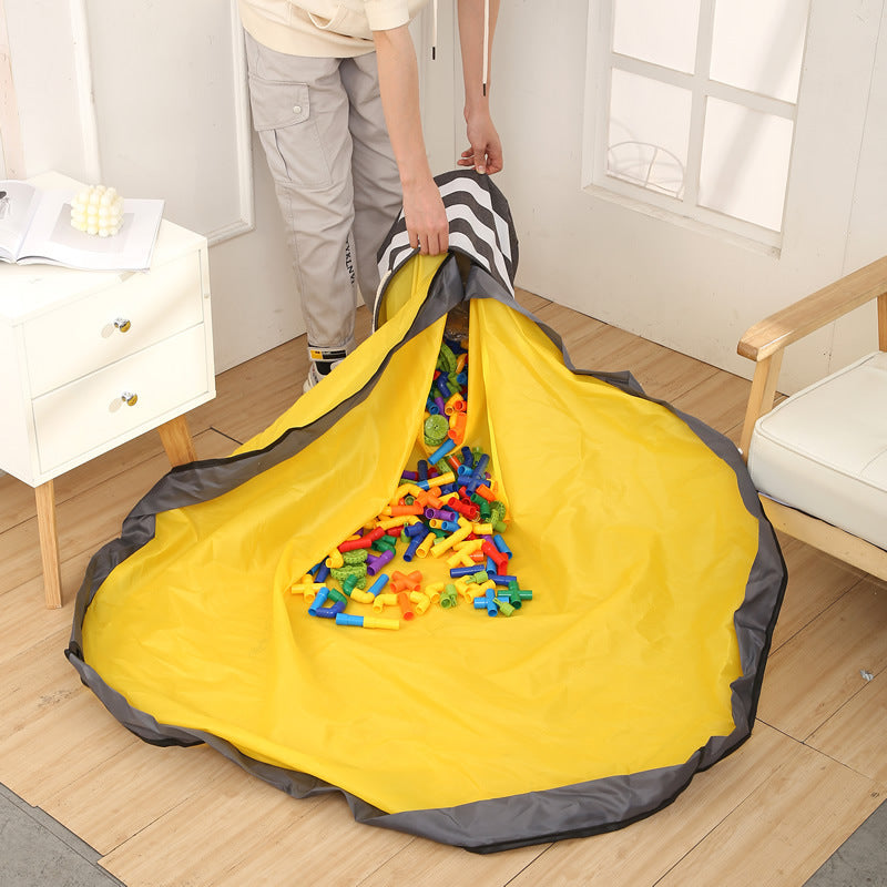 Stribet opbevaringstaske til legetøj til børn 