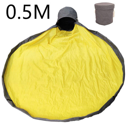 Stribet opbevaringstaske til legetøj til børn 