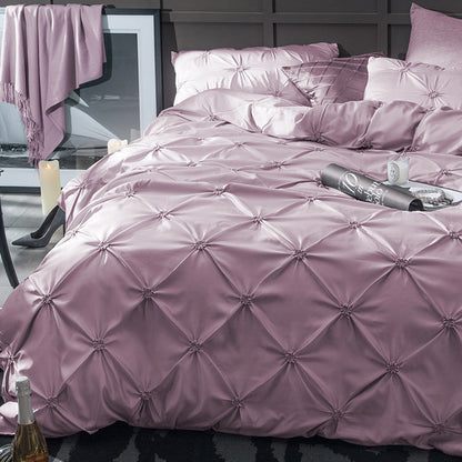 SilkGlow satin sengesæt