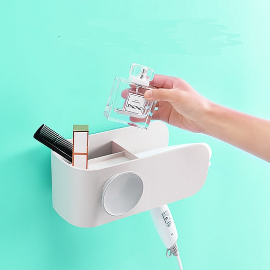 Vægmonteret badeværelsesorganiseringsstativ