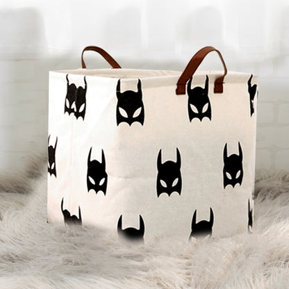 Sammenklappelig opbevaringsboks til tøj i bomuld og hør 