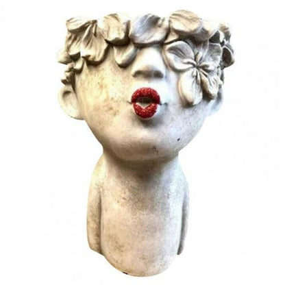 Ansigtsplanteringspottedekoration