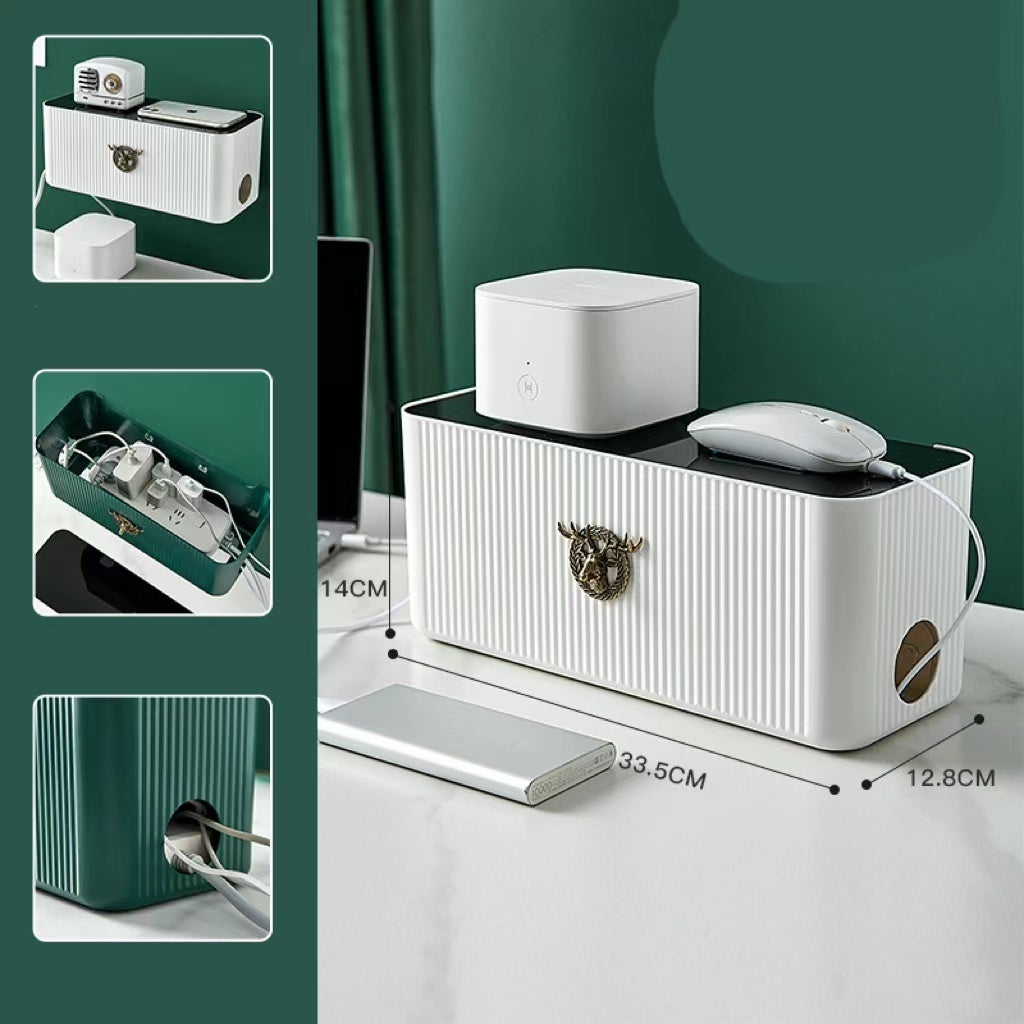 Elk plastiktrådsorganiseringsboks