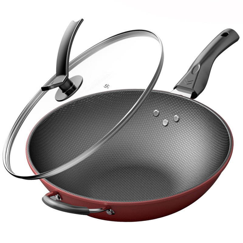 Fuld størrelse honeycomb non-stick wok