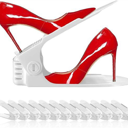 Justerbar dobbeltlags skohylde