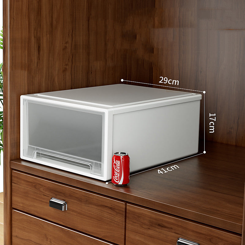 Opbevaringsboks i plastikskuffe