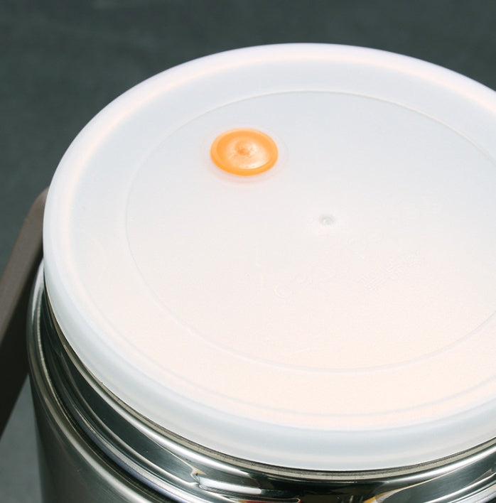 Trelags madkasse i rustfrit stål