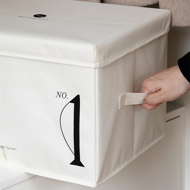 Opbevaringsboks i nordisk stof 