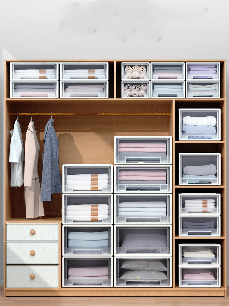 Opbevaringsboks i plastikskuffe