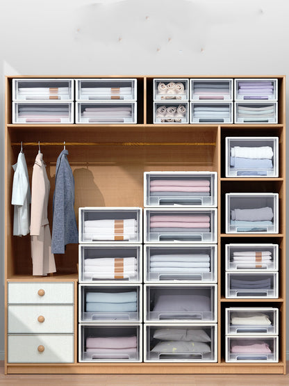 Opbevaringsboks i plastikskuffe