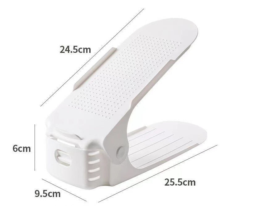 Justerbar dobbeltlags skohylde