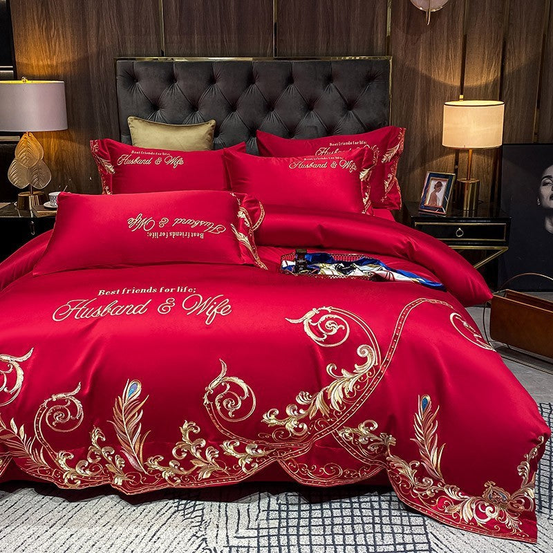 IceSilk Elegance sengetøjssæt med 4 dele