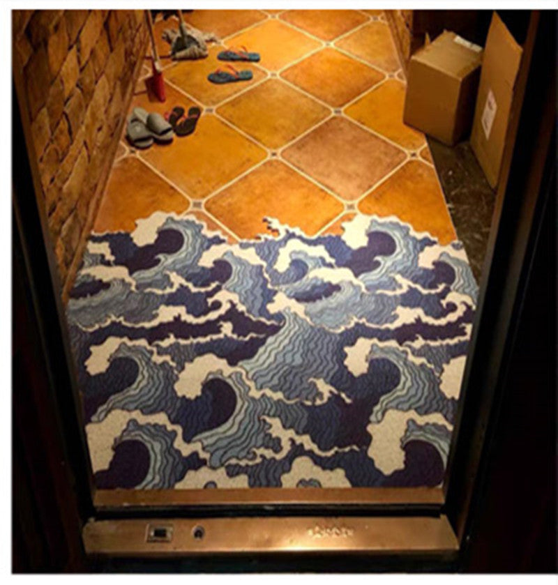 Nordisk geometrisk gulvmåtte