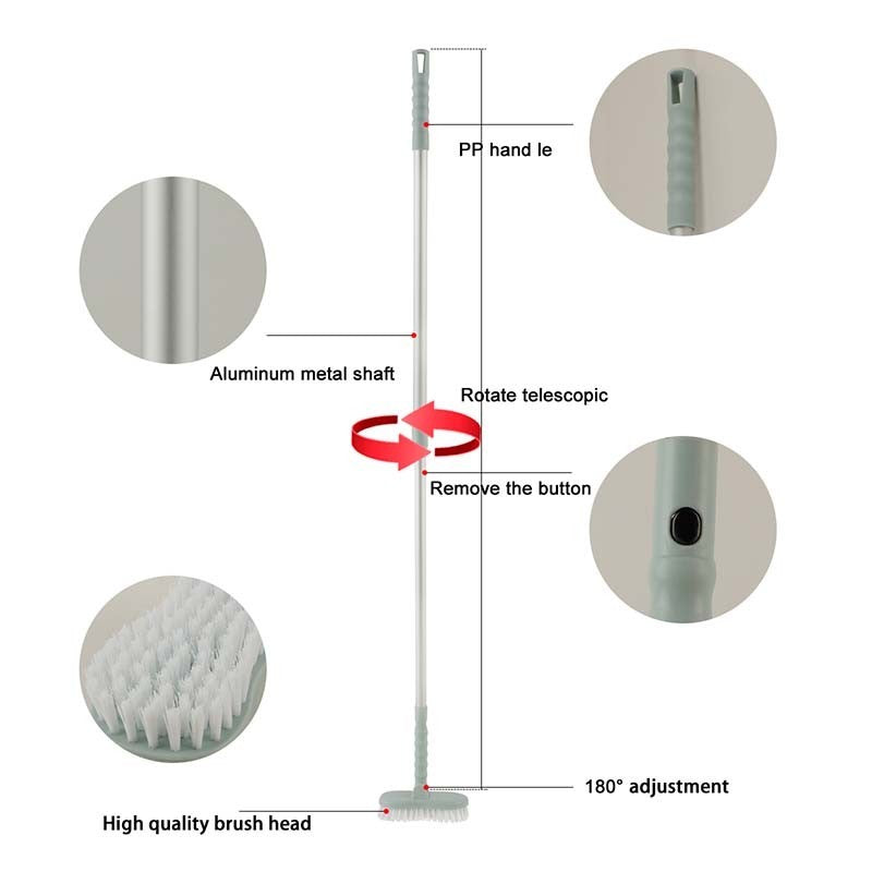 Rengøringsbørste med langt skaft 