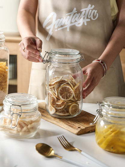 CrystalLock opbevaringskrukke i glas 