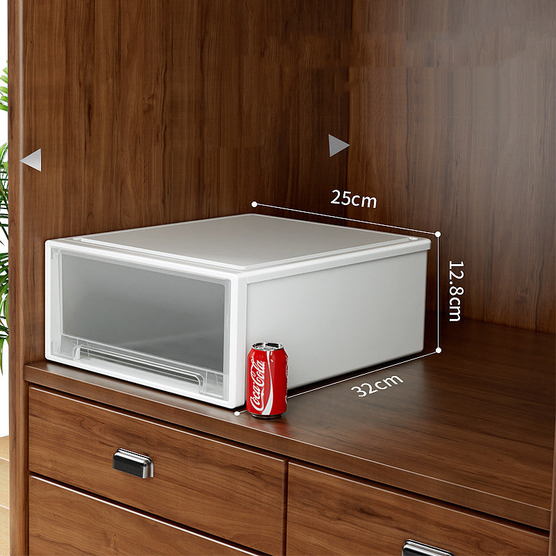 Opbevaringsboks i plastikskuffe