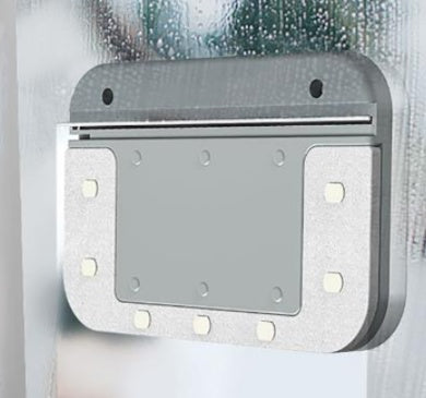 Magnetisk dobbeltsidet vinduesrenser