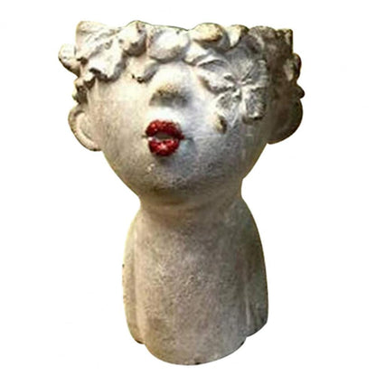 Ansigtsplanteringspottedekoration