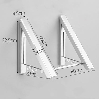 Sammenklappelig vægtørrestativ i aluminium 