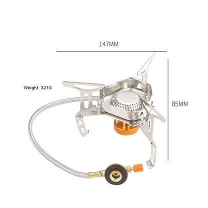 Bærbart udendørs køkkengrejsæt
