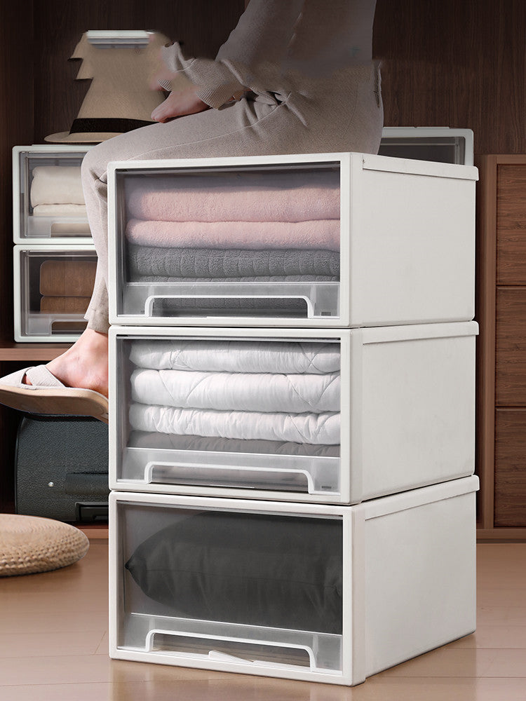 Opbevaringsboks i plastikskuffe