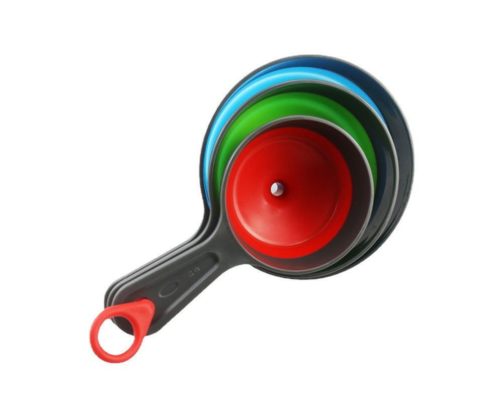 Sammenklappeligt plastiktragtsæt (3 dele)