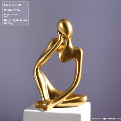 Abstrakt skulpturdekoration