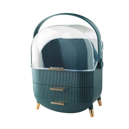 Makeup- og hudplejeorganisator med 2 skuffer