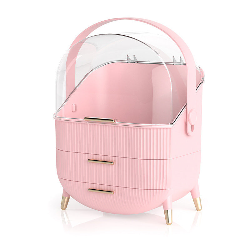 Makeup- og hudplejeorganisator med 2 skuffer