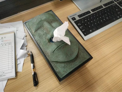 Abe-tissueæske i harpiks