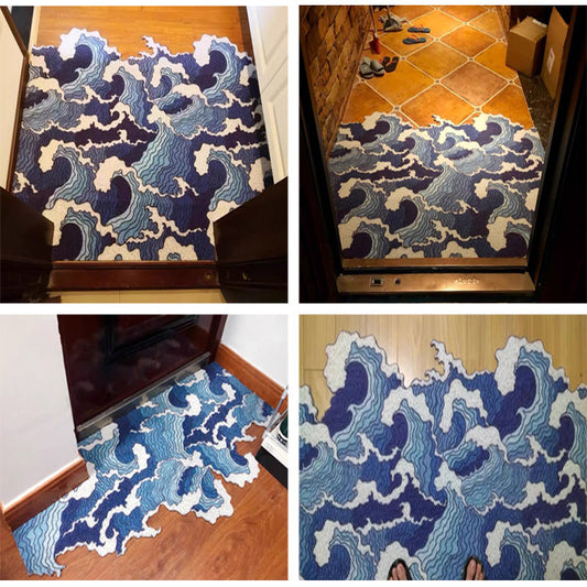 Nordisk geometrisk gulvmåtte