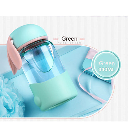 Børne Kanin Glas Vandflaske